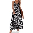 thumbnail image 1 of Animal Print Patterns Sleeveless Dress Woman Fashion Long Dresses Women's Summer Suit Dress Summer 2025 Women, 1 of 7