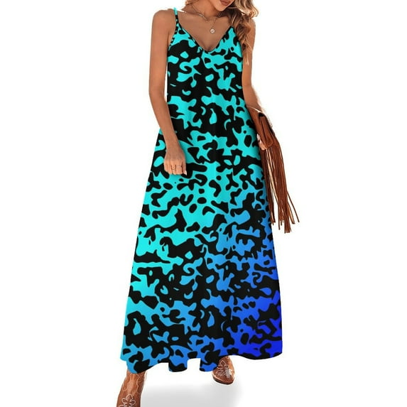 Animal Print Patterns Sleeveless Dress Woman Fashion Long Dresses Women's Summer Suit Dress Summer 2025 Women