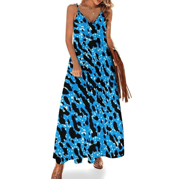 Animal Print Patterns Sleeveless Dress Women's Luxury Party Dress Birthday Dresses for Women