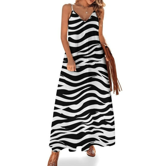 Animal Print Patterns Sleeveless Dress Women's Luxury Party Dress Birthday Dresses for Women