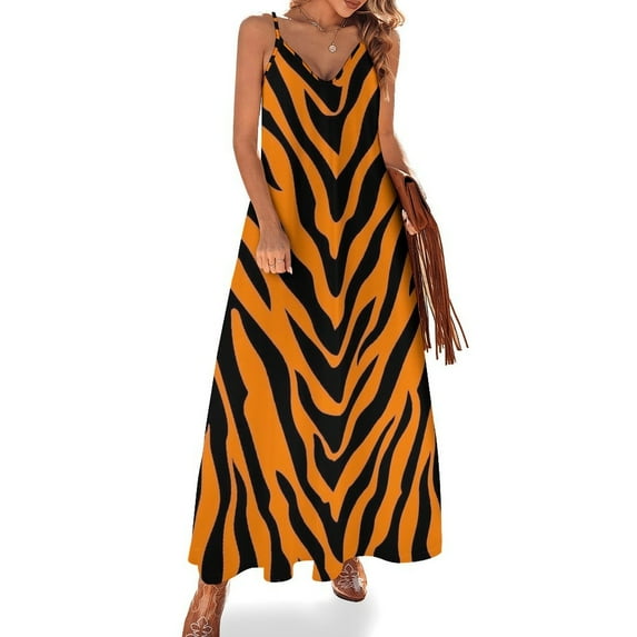 Animal Print Patterns Sleeveless Dress Women's Luxury Party Dress Birthday Dresses for Women