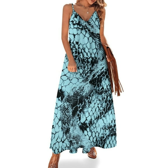 Animal Print Patterns Sleeveless Dress for Women Clothing Female Women's Summer Skirt