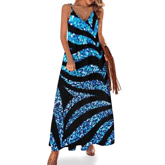 Animal Print Patterns Sleeveless Dress for Women Clothing Female Women's Summer Skirt