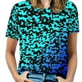 thumbnail image 1 of Animal Print Patterns T Shirts Basic T-Shirt Short Sleeve Ladies Tee Shirt Summer Graphic Clothing, 1 of 6