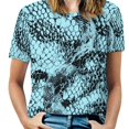 thumbnail image 1 of Animal Print Patterns Women's T-Shirt Short Sleeve T Shirts Tops Tee Ladies Loose T, 1 of 6