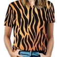 thumbnail image 1 of Animal Print Patterns Women's T-Shirt Short Sleeve T Shirts Tops Tee Ladies Loose T, 1 of 6