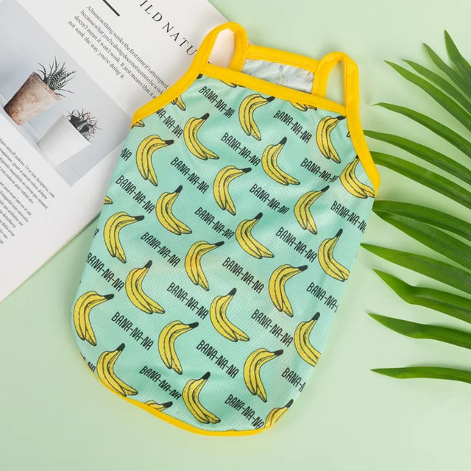 Animal Print Pet Dog Clothes Summer Cool Dress Tshirts Sling Skirt