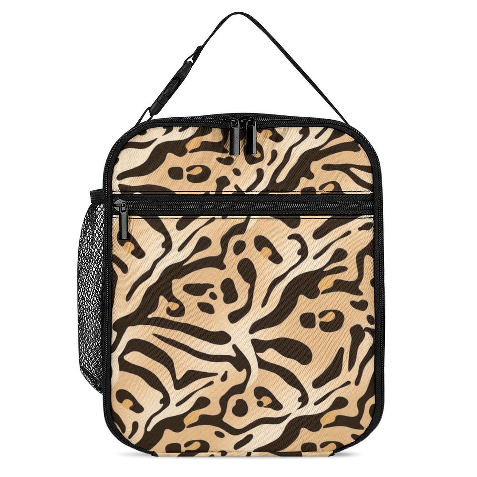Animal Print Seamless Pattern Lunch Box Food Bag for Work Office ...