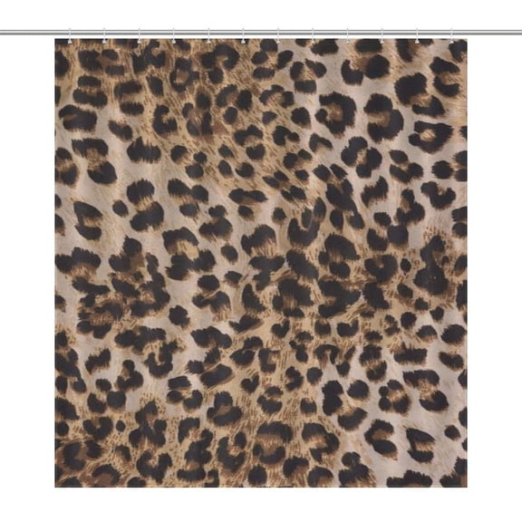 Animal Print Shower Curtain Bathroom Curtains Waterproof Fabric Home Partition Screen Living Room