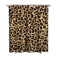 thumbnail image 1 of Animal Print Shower Curtain, Leopard and Cheetah Pattern, Waterproof Fabric with Plastic Hooks, Machine Washable Modern Fashion Design, Abstract Spots Texture Cute Cartoon Aesthetic, 1 of 5