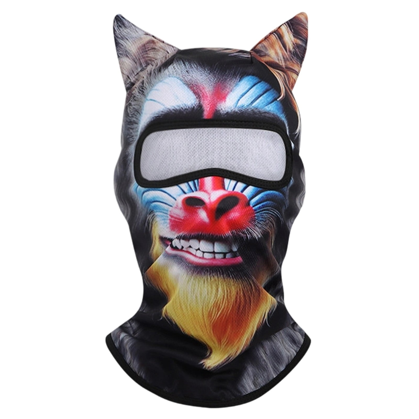Animal Print Ski Mask With Neck Coverage, Lightweight Breathable ...