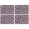 thumbnail image 1 of Animal Print Table Placemats Set of 4, Flax Machine Washable Linen Table Mats, Heat Resistant Wrinkle Free with Chic Leopard Pattern for Classic Fashion-Inspired Dining, 1 of 6