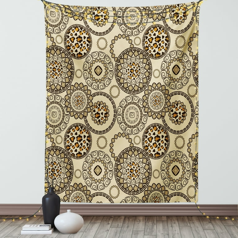 Cheetah print tapestry top