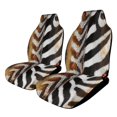 thumbnail image 1 of Animal Print Textile Patterns Car Seat Covers Front Seats Universal Fit for Cars SUV Truck Auto Interior Accessories, 1 of 3