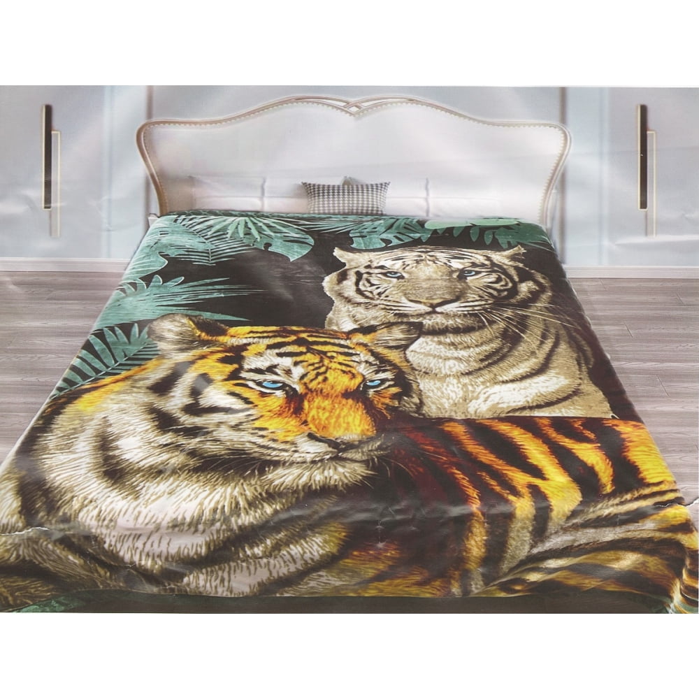 Tiger print blanket king size hotsell