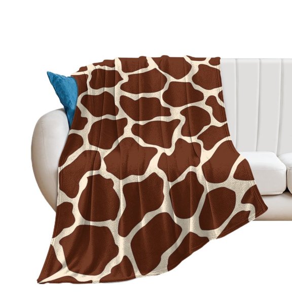 Animal Print Throws Blankets for Sofa Bed Winter Plush Warm Blanket Holiday Gifts