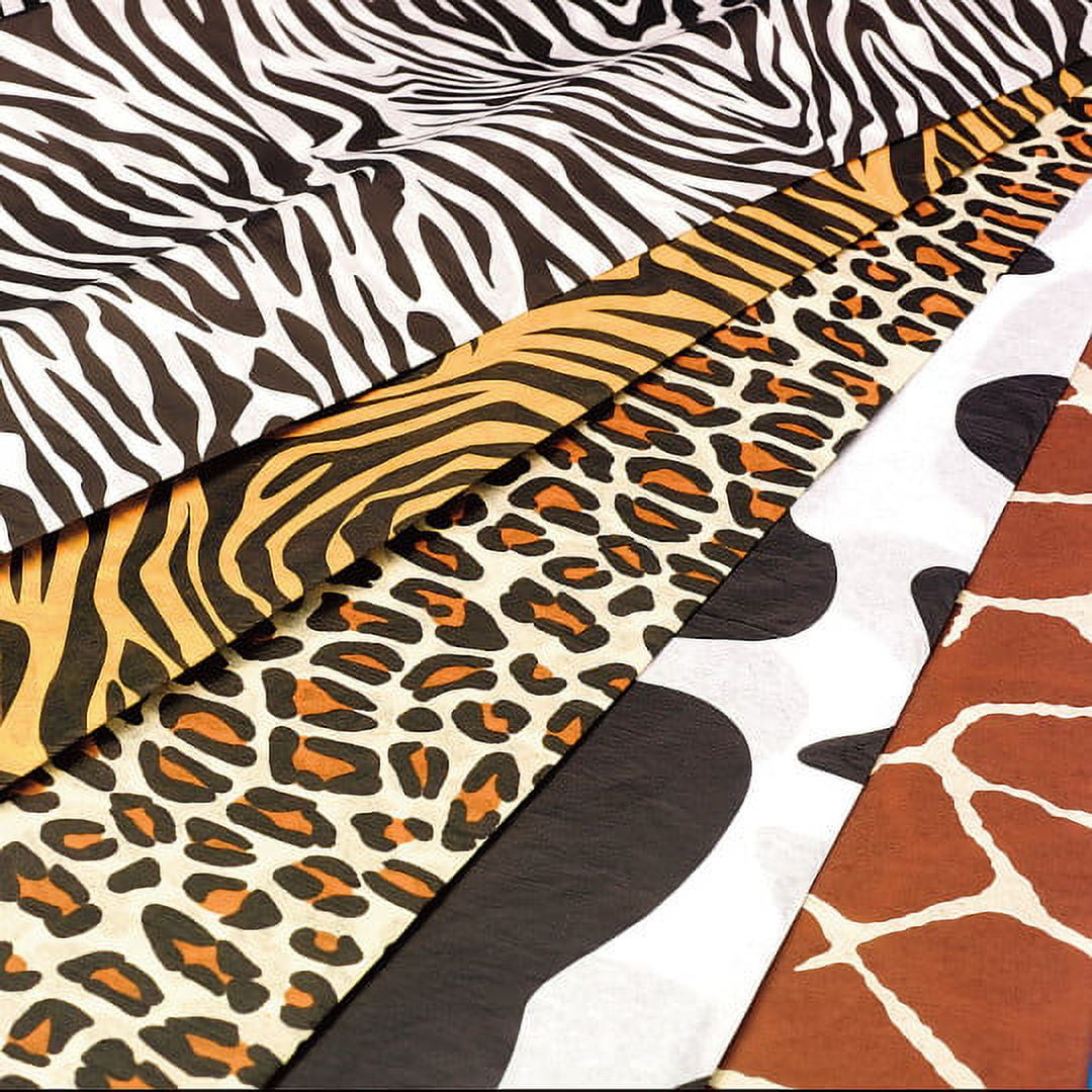 Hygloss 20" x 30" Tissue Paper Animal Print 60/Pack (PE1663)