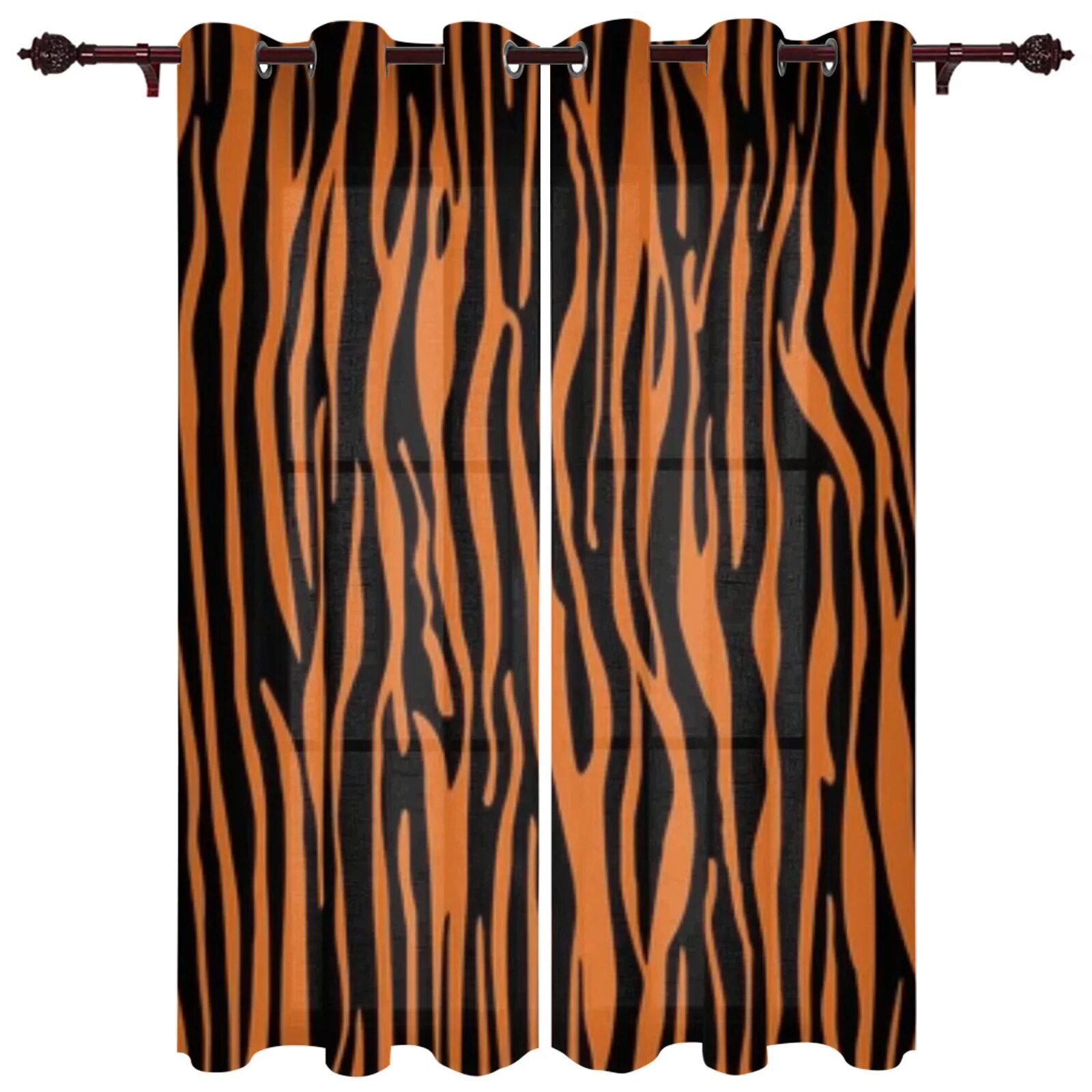 Animal Print Zebra Luxury Curtains Living Room Bedroom Window Curtain