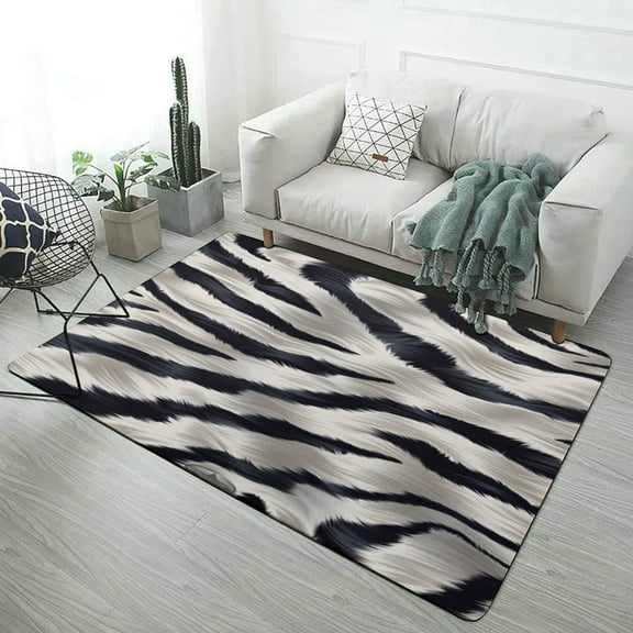 Animal Printing Carpet Soft Comfy Rug for Home Living Room Bedroom Area Rug Non-slip Doormat Decor