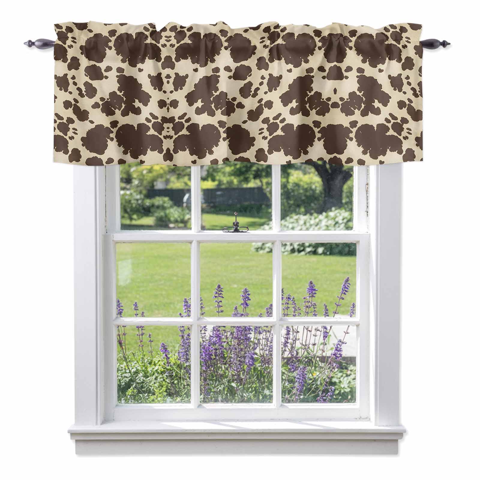 Animal Prints Valances for Windows, Leopard Print Valance Window