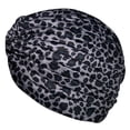 thumbnail image 1 of Animal Prints Women's Stretchy Turbans Head Chemo Hijab Pleated Hats - Cheetah Prints  --FREE  USA  Shipping-- (TurAP), 1 of 1
