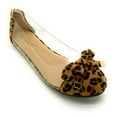 thumbnail image 1 of Animal Prints with Clear Sides Ballerina Flats, 1 of 4