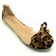 thumbnail image 1 of Animal Prints with Clear Sides Ballerina Flats, 1 of 5
