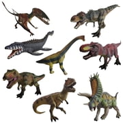 Animal Quest Dinosaur Series - Ancient Animals - 8 Piece Prehistoric Set, Toy Figurine Collection, 4-7.25" Realistic Miniatures, Play-Display, Kid 3+