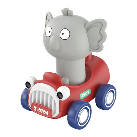 Animal Racing Cars for Toddlers Push and Go Baby Toy Vehicles for 1-3 Year Old Kids First Birthday for Boys and Girls Racing Car Set Indoor and Outdoor