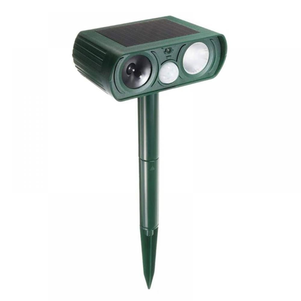 LOVEGAB Animal Repeller, Solar Powered Outdoor Animal Repeller, Waterproof Motion Sensor Cat/Dog Repellent, for Farm Garden Yard