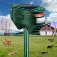 thumbnail image 1 of Animal Repeller, Squirrel Repellent, Cat Repellent, Solar Powered Ultrasonic Pest Repeller, Deer Repellent Device, Rabbit, Bird, Raccoon, Chipmunk, Rodent Repellent Outdoor., 1 of 8