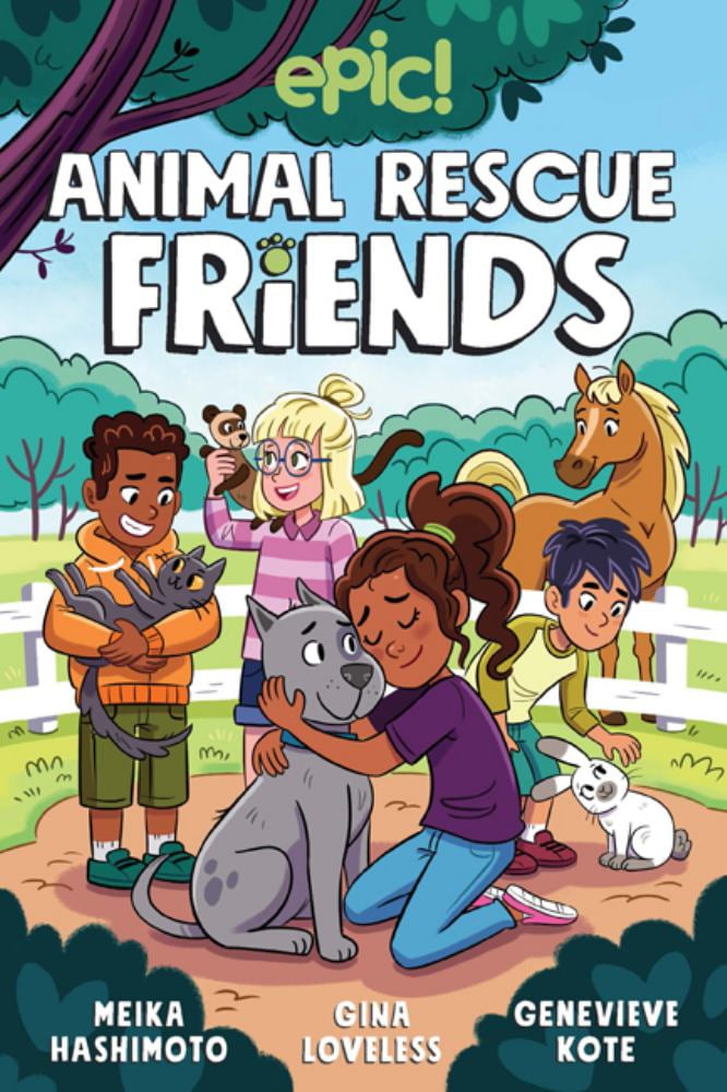 Animal Rescue Friends Graphic Novel Series for Kids