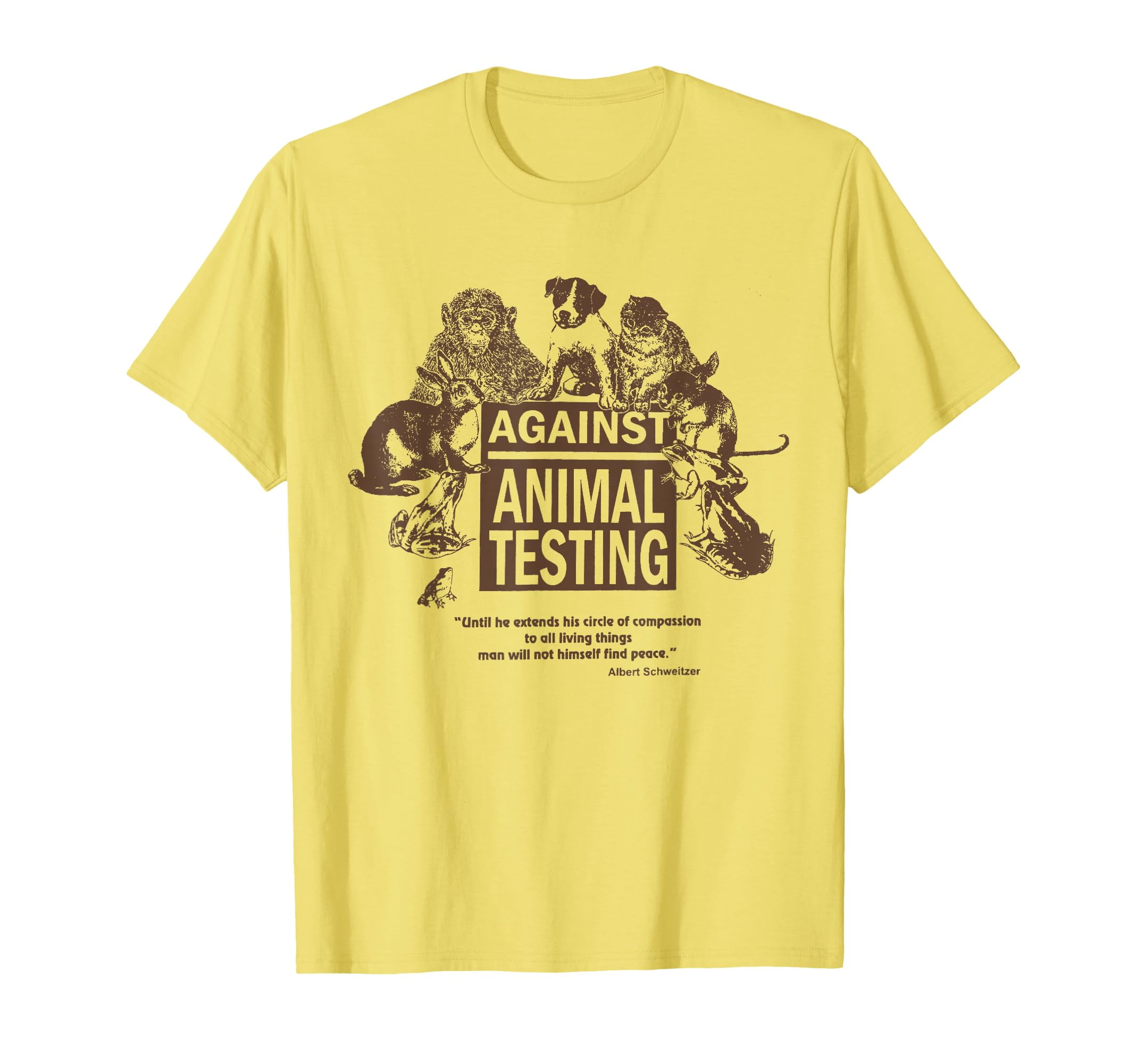 Animal Rights Graphic T-Shirt for Advocacy - Classic Fit Short Sleeve ...