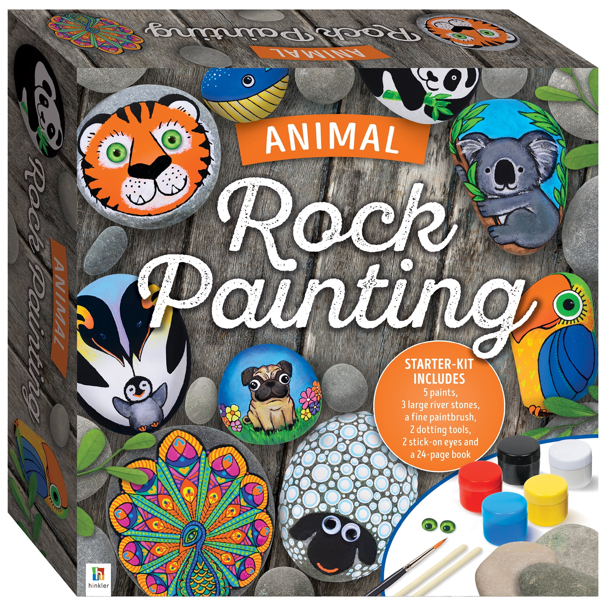 Animal Rock Painting Box Set - DIY Rock Painting for Adults