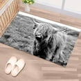 thumbnail image 1 of Animal Rugs, Wild Bull Rug, Machine Washable Rugs, Scottish Highland Cattle Rug, American Bison Rug, Bedroom Rugs, Farmhouse Rugs, 5.2'x7.5' - 160x230 cm, 1 of 8