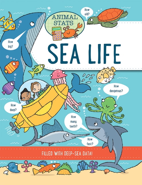 Animal STATS Sea Life, (Paperback)