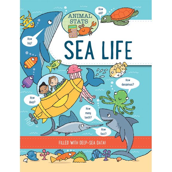 Animal STATS Sea Life, (Paperback)