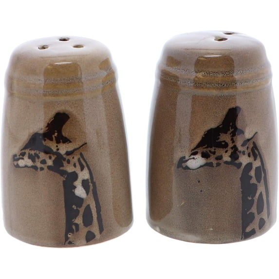 Animal Salt & Pepper Shaker Sets for Men Kitchen Home Décor - Giraffe