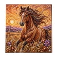 thumbnail image 1 of Animal Series Faux Gem Beaded Diamonds Painting Kit, DIY Handmade Pearl Art Craft Set, Adult Beginner DIY Painting for Home Wall Decor & Gift (Horse), 1 of 5