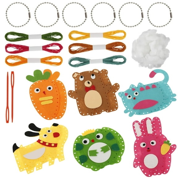 Animal Sewing Kits - Fun Doll Sewing - Beginner Sewing Kits - DIY Sewing Tools - Beginner Animal Craft Kits - Animal Themed Sewing Kits - Sewing Supplies