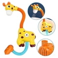 thumbnail image 1 of Animal-Shaped Bathtime Shower Head, Electric Water Pump with Dual Control Knobs, Elephant and Giraffe Theme Bathtub Rinser, 1 of 7