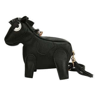Animal Shaped Crossbody Bag for Women Girls - Cute PU Shoulder Purse with Adjustable Strap, Novelty Handbag for Casual Travel Party