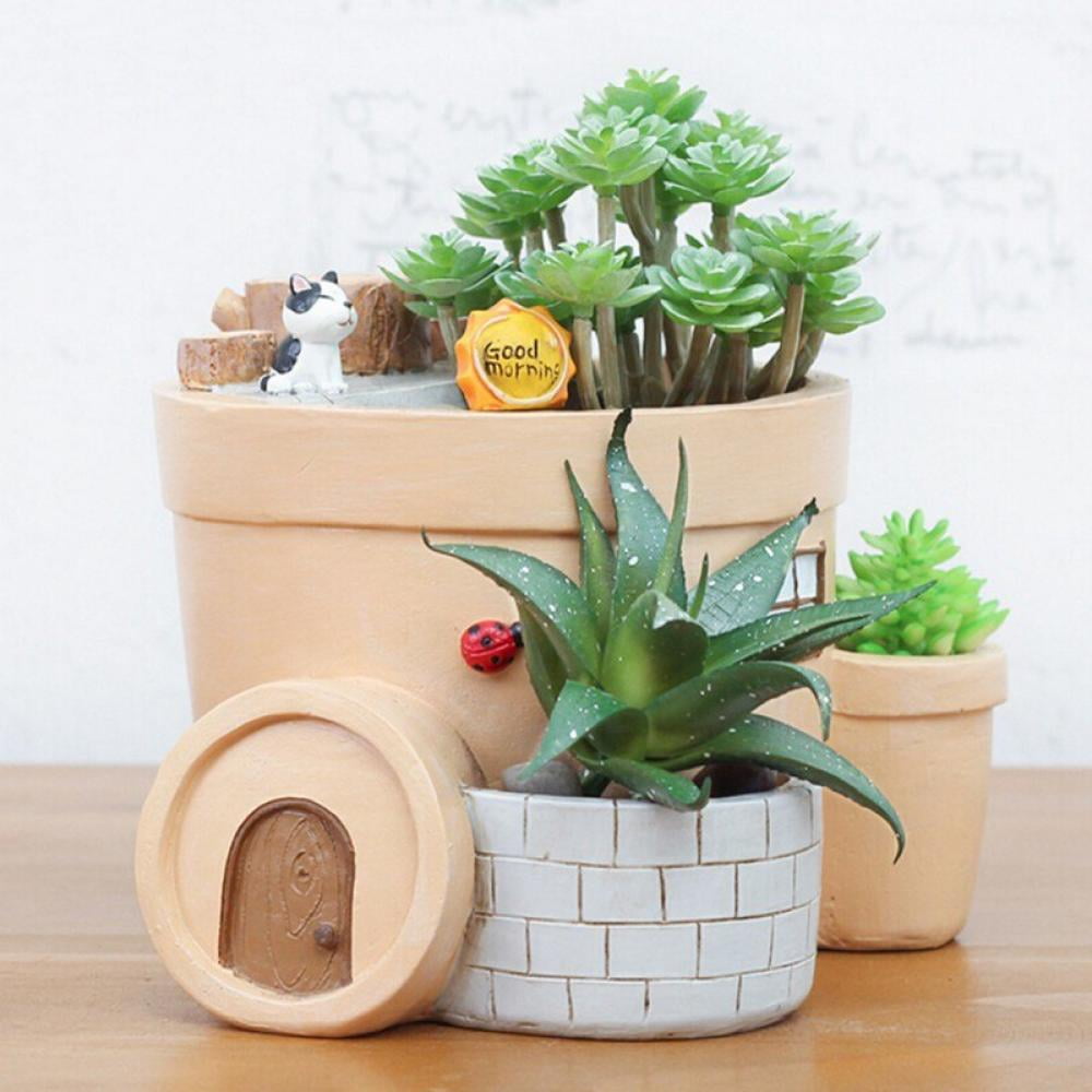 Animal Shaped Flower Pot Planter Cartoon Bonsai Decoration Succulent Bear Flower Pots Supplies