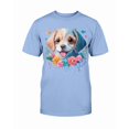 thumbnail image 1 of Animal Shirt, Tee Shirt with Animals, Floral Dog T-Shirt, 1 of 7