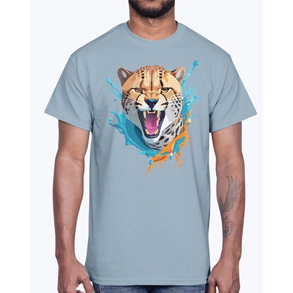 Animal Shirt, Tee Shirt with Cheetah, Cheetah Shirt