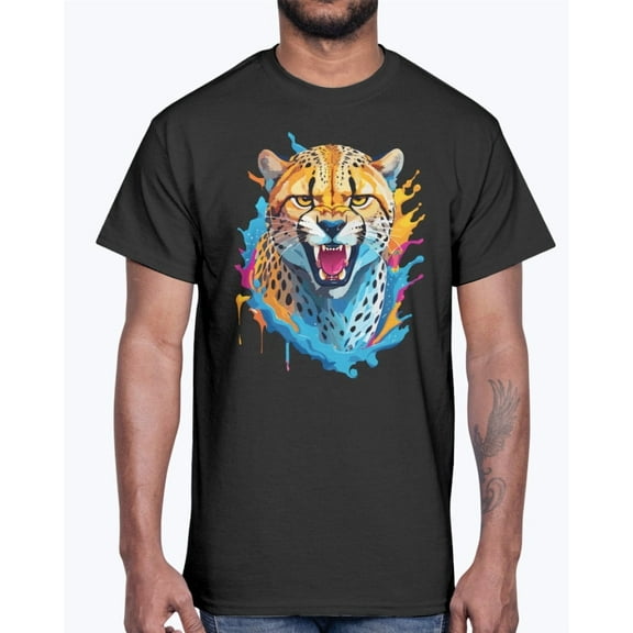 Animal Shirt, Tee Shirt with Cheetah, Cheetah Shirt