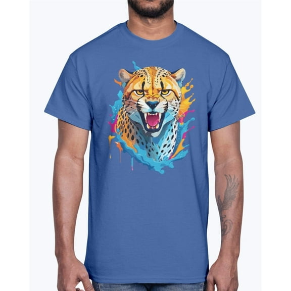 Animal Shirt, Tee Shirt with Cheetah, Cheetah Shirt