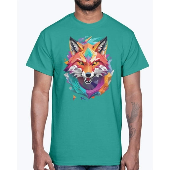 Animal Shirt, Tee Shirt with Fox, Fox Shirt