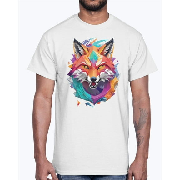 Animal Shirt, Tee Shirt with Fox, Fox Shirt