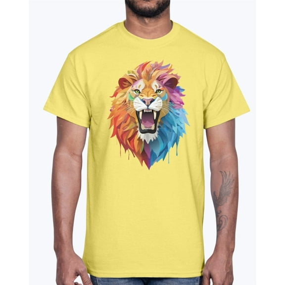 Animal Shirt, Tee Shirt with Lion, Lion Shirt
